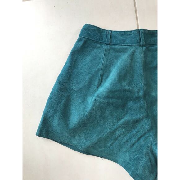 I Love H81 Forever 21 High Waist Suede Pleated Shorts FLAW - Picture 9 of 12